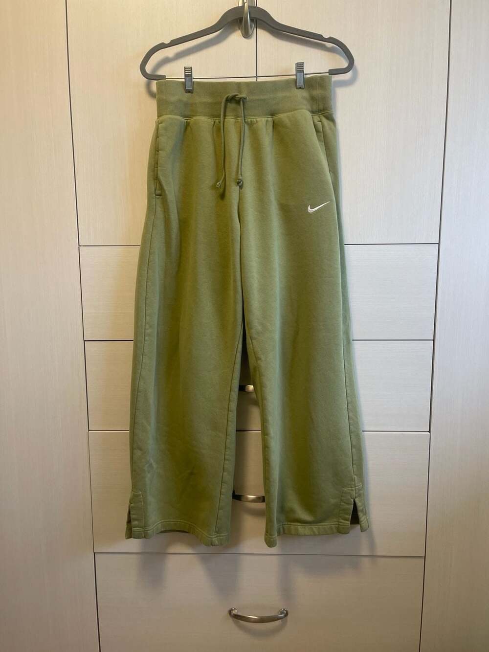 Nike Sportswear Phoenix Fleece High-Waisted Wide-Leg Sweatpants Size L